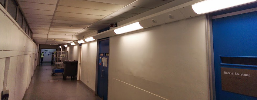 Hillingdon Hospital Corridor Lighting